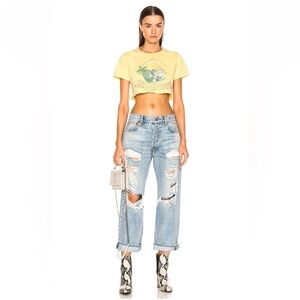 NWT R13 Distressed Boyfriend Jeans - sz 27